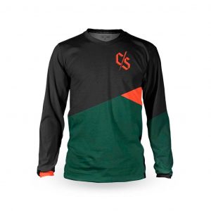 Polera Manga Larga SLANT GREEN LOOSE RIDERS