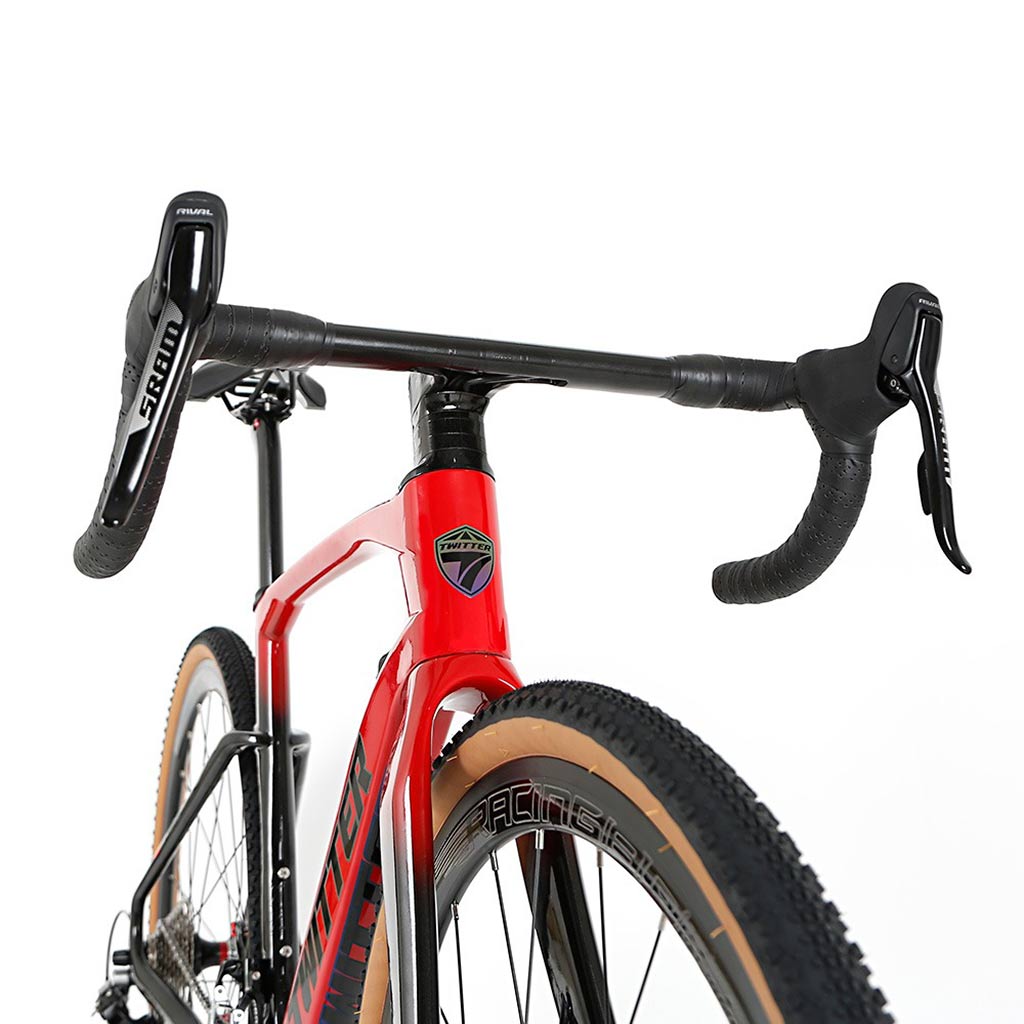 Bicicleta TWITTER GRAVEL CARBONO HC SRAM 22 VEL Importadora