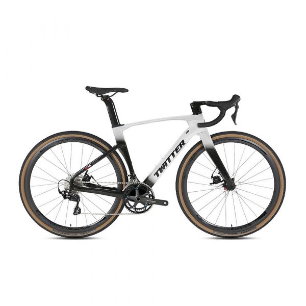 Bicicleta Twitter GRAVEL V2 GRIS + NEGRO copia