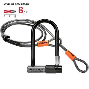Candado Kryptonite KRYPTOLOK S.2 MINI-7 + CABLE (versión antigua)